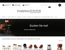 Tablet Screenshot of fabrikschick.de